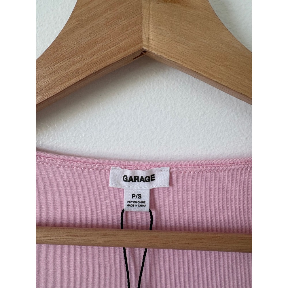 Garage Light Pink Short Sleeve Scoop Neck Tee - Picture 3 of 5